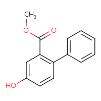 Chemical structure of methyl 4-hydroxy-[1,1'-biphenyl]-2-carboxylate - CSSB06583918803