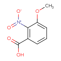 Chemical structure of 3-methoxy-2-nitrobenzoic acid - CSSB00000762875