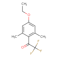 Chemical structure of 1-(4-ethoxy-2,6-dimethylphenyl)-2,2,2-trifluoroethan-1-one - CSSB02150233925