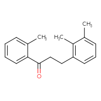 Chemical structure of 3-(2,3-dimethylphenyl)-1-(2-methylphenyl)propan-1-one - CSSB00020571336