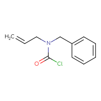 Chemical structure of N-benzyl-N-(prop-2-en-1-yl)carbamoyl chloride - CSSB00153396227