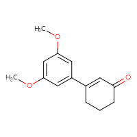 Chemical structure of 3-(3,5-dimethoxyphenyl)cyclohex-2-en-1-one - CSSB00006201650