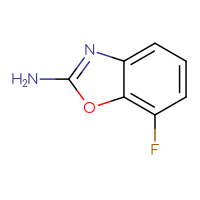 Chemical structure of 7-fluoro-1,3-benzoxazol-2-amine - CSSB00009838837
