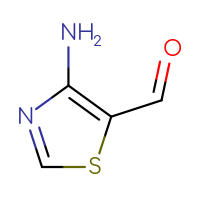 Chemical structure of 4-amino-1,3-thiazole-5-carbaldehyde - CSSB00028989899
