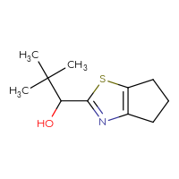 Chemical structure of 1-{4H,5H,6H-cyclopenta[d][1,3]thiazol-2-yl}-2,2-dimethylpropan-1-ol - CSSB00117724095