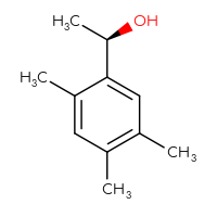 Chemical structure of (1R)-1-(2,4,5-trimethylphenyl)ethan-1-ol - CSSB00000761403