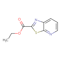 Chemical structure of ethyl [1,3]thiazolo[5,4-b]pyridine-2-carboxylate - CSSB00000719158