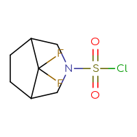 Chemical structure of 8,8-difluoro-3-azabicyclo[3.2.1]octane-3-sulfonyl chloride - CSSB02129148490