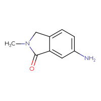 Chemical structure of 6-amino-2-methyl-2,3-dihydro-1H-isoindol-1-one - CSSB00012186466