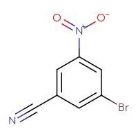 Chemical structure of 3-bromo-5-nitrobenzonitrile - CSSB00011934048