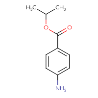 Chemical structure of propan-2-yl 4-aminobenzoate - CSSB00000171573