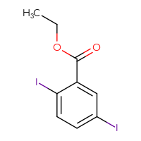 Chemical structure of ethyl 2,5-diiodobenzoate - CSSB00011807251