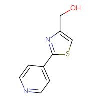Chemical structure of [2-(pyridin-4-yl)-1,3-thiazol-4-yl]methanol - CSSB00012185016