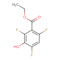 Chemical structure of ethyl 2,4,6-trifluoro-3-hydroxybenzoate - CSSB00021273785