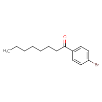 Chemical structure of 1-(4-bromophenyl)octan-1-one - CSSB00011267724