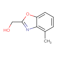 Chemical structure of (4-methyl-1,3-benzoxazol-2-yl)methanol - CSSB00015536097