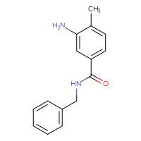 Chemical structure of 3-amino-N-benzyl-4-methylbenzamide - CSSB00000517557