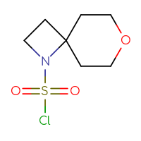 Chemical structure of 7-oxa-1-azaspiro[3.5]nonane-1-sulfonyl chloride - CSSB00023267267