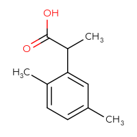Chemical structure of 2-(2,5-dimethylphenyl)propanoic acid - CSSB00011435269