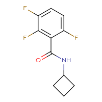 Chemical structure of N-cyclobutyl-2,3,6-trifluorobenzamide - CSSB00056190676