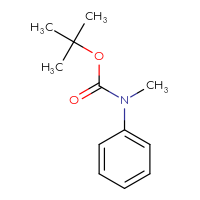 Chemical structure of tert-butyl N-methyl-N-phenylcarbamate - CSSB00011923708