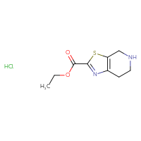 Chemical structure of ethyl 4H,5H,6H,7H-[1,3]thiazolo[5,4-c]pyridine-2-carboxylate hydrochloride - CSSB00015191256
