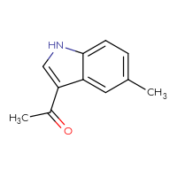 Chemical structure of 1-(5-methyl-1H-indol-3-yl)ethan-1-one - CSSB00011877699