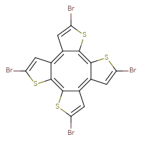 Chemical structure of (1Z,6Z,11Z,16Z)-4,9,14,19-tetrabromo-3,10,13,20-tetrathiapentacyclo[15.3.0.0²,⁶.0⁷,¹¹.0¹²,¹⁶]icosa-1,4,6,8,11,14,16,18-octaene - CSSB20621782211