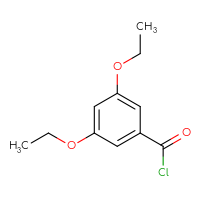Chemical structure of 3,5-diethoxybenzoyl chloride - CSSB00000015633