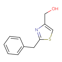Chemical structure of (2-benzyl-1,3-thiazol-4-yl)methanol - CSSB00012306554