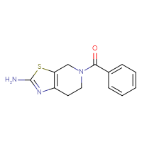 Chemical structure of 5-benzoyl-4H,5H,6H,7H-[1,3]thiazolo[5,4-c]pyridin-2-amine - CSSB00103154835