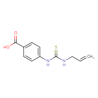 Chemical structure of 4-{[(prop-2-en-1-yl)carbamothioyl]amino}benzoic acid - CSSB00000019810