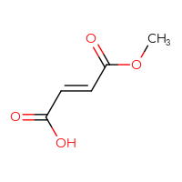 Chemical structure of (2E)-4-methoxy-4-oxobut-2-enoic acid - CSSB00011216927