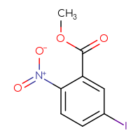 Chemical structure of methyl 5-iodo-2-nitrobenzoate - CSSB00010151197