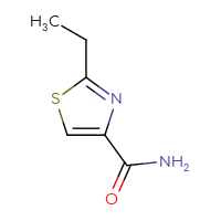 Chemical structure of 2-ethyl-1,3-thiazole-4-carboxamide - CSSB00009824220