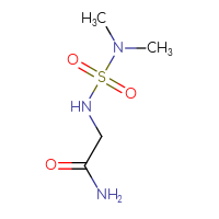 Chemical structure of 2-[(dimethylsulfamoyl)amino]acetamide - CSSB00012110160