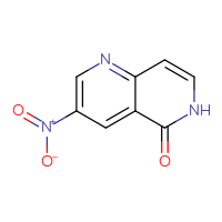 Chemical structure of 3-nitro-5,6-dihydro-1,6-naphthyridin-5-one - CSSB00010742858