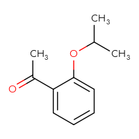 Chemical structure of 1-[2-(propan-2-yloxy)phenyl]ethan-1-one - CSSB00000173058