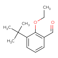 Chemical structure of 3-tert-butyl-2-ethoxybenzaldehyde - CSSB06256039293