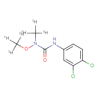 Chemical structure of 1-(3,4-dichlorophenyl)-3-(²H₃)methoxy-3-(²H₃)methylurea - CSSB02515436036