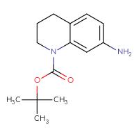 Chemical structure of tert-butyl 7-amino-1,2,3,4-tetrahydroquinoline-1-carboxylate - CSSB00000754807