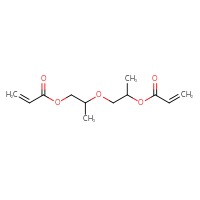 Chemical structure of 1-{[1-(prop-2-enoyloxy)propan-2-yl]oxy}propan-2-yl prop-2-enoate - CSSB00134617137