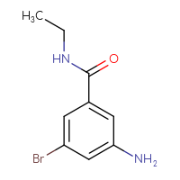 Chemical structure of 3-amino-5-bromo-N-ethylbenzamide - CSSB00012941413