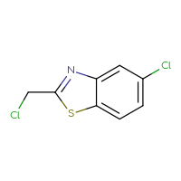 Chemical structure of 5-chloro-2-(chloromethyl)-1,3-benzothiazole - CSSB00000755307