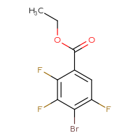 Chemical structure of ethyl 4-bromo-2,3,5-trifluorobenzoate - CSSB00021423817