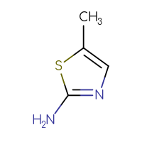 Chemical structure of 5-methyl-1,3-thiazol-2-amine - CSSB00000212129