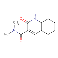 Chemical structure of N,N-dimethyl-2-oxo-1,2,5,6,7,8-hexahydroquinoline-3-carboxamide - CSSB00047187080