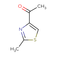 Chemical structure of 1-(2-methyl-1,3-thiazol-4-yl)ethan-1-one - CSSB00000241968