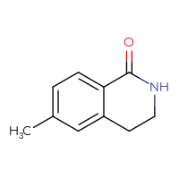 Chemical structure of 6-methyl-1,2,3,4-tetrahydroisoquinolin-1-one - CSSB00000094551