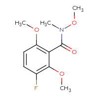 Chemical structure of 3-fluoro-N,2,6-trimethoxy-N-methylbenzamide - CSSB01997241685